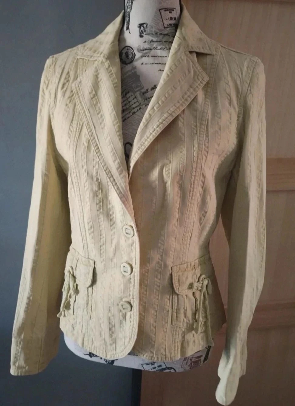Veste cor anis, M&S, T38 – photo 3